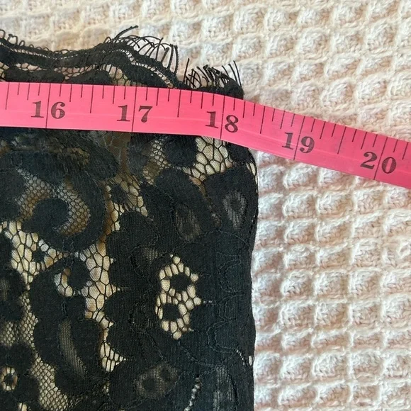 Neiman Marcus Target strapless, black lace whimsigoth holiday mini dress 6 - Picture 15 of 16